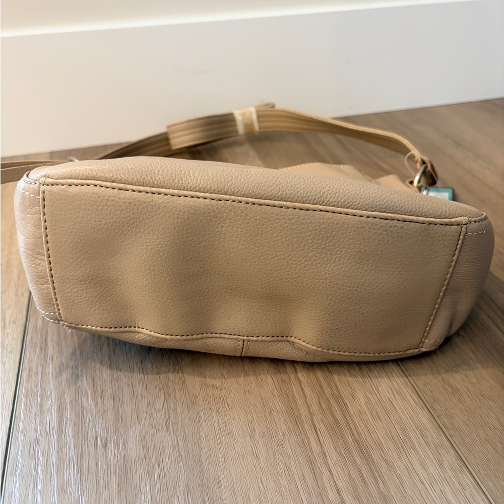 Stone & Co. Taupe Leather Crossbody Bag - Picture 6 of 8